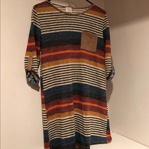 Striped Casual Dress